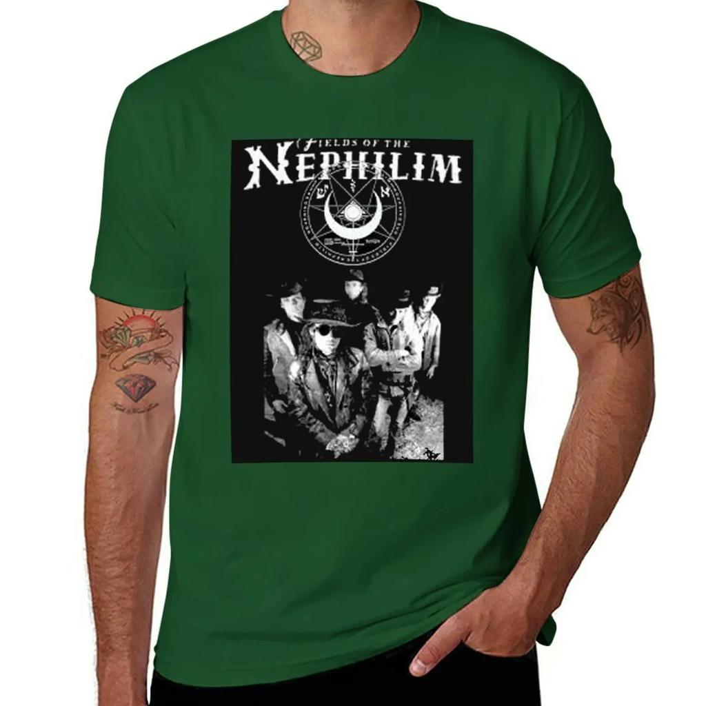 Field of the Nephilim Rr11 TShirt Graphics Summer Top Mens White T Shirts