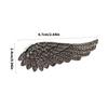 Vintage Angel Wing Brooch With Sparkling Crystals Elegant Feather Lapel Pin Accessories For Party Office Accessories