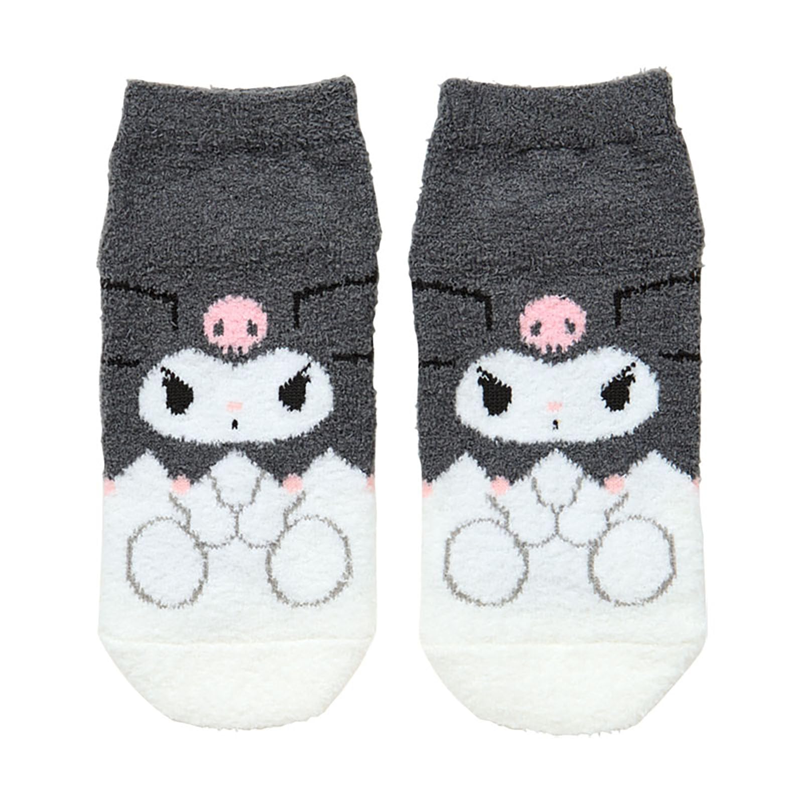 Sanrio Fluffy Socks Kuromi Socks 095583 (SANRIO)