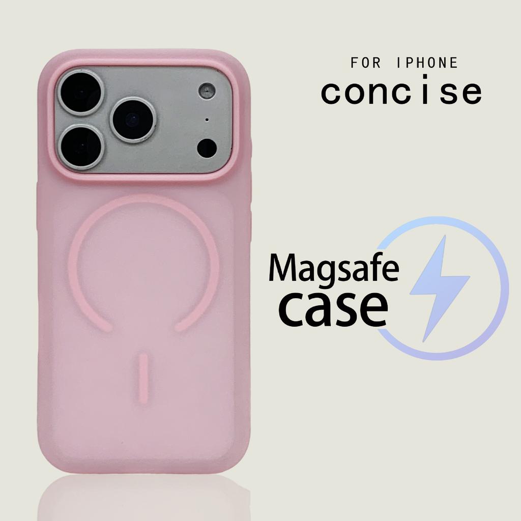 Applicable to iPhone17promax liquid silicone light and thin ice-penetrating mobile phone case Apple 16 fog sand magnetic protective case