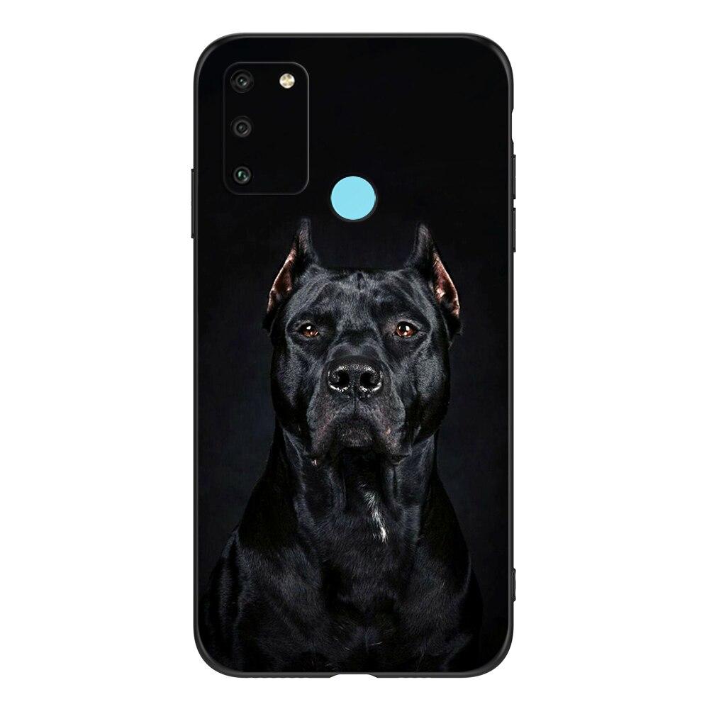 For HONOR 9A Case 6.3" Soft Silicon Phone Cover On Huawei Honor 9A 9 A MOA-LX9N Funda Black Tpu Case Lion Wolf Tiger Dragon