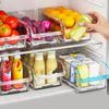 Clear Stackable Fridge Organizer Bpa Free Fresh Keeping For Storing Fruits Veggies Eggs In Kitchen