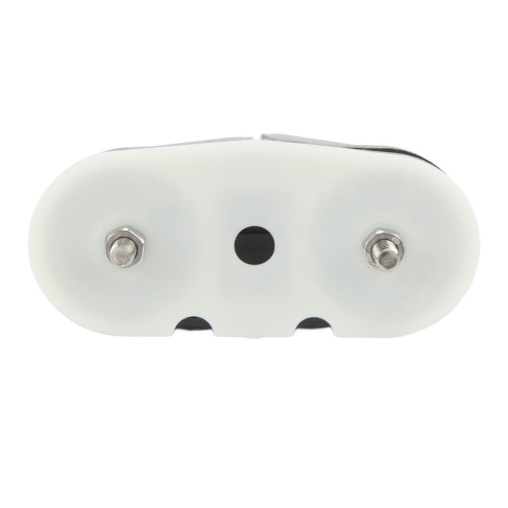Aluminum Alloy Boat Clam Cleat Flared Cable Fast Entry Cam Cleat Black Marine Rope Clamp for Sailng