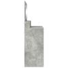 Bedroom Dressing Table Concrete Grey 80 x 39.6 x 135 cm