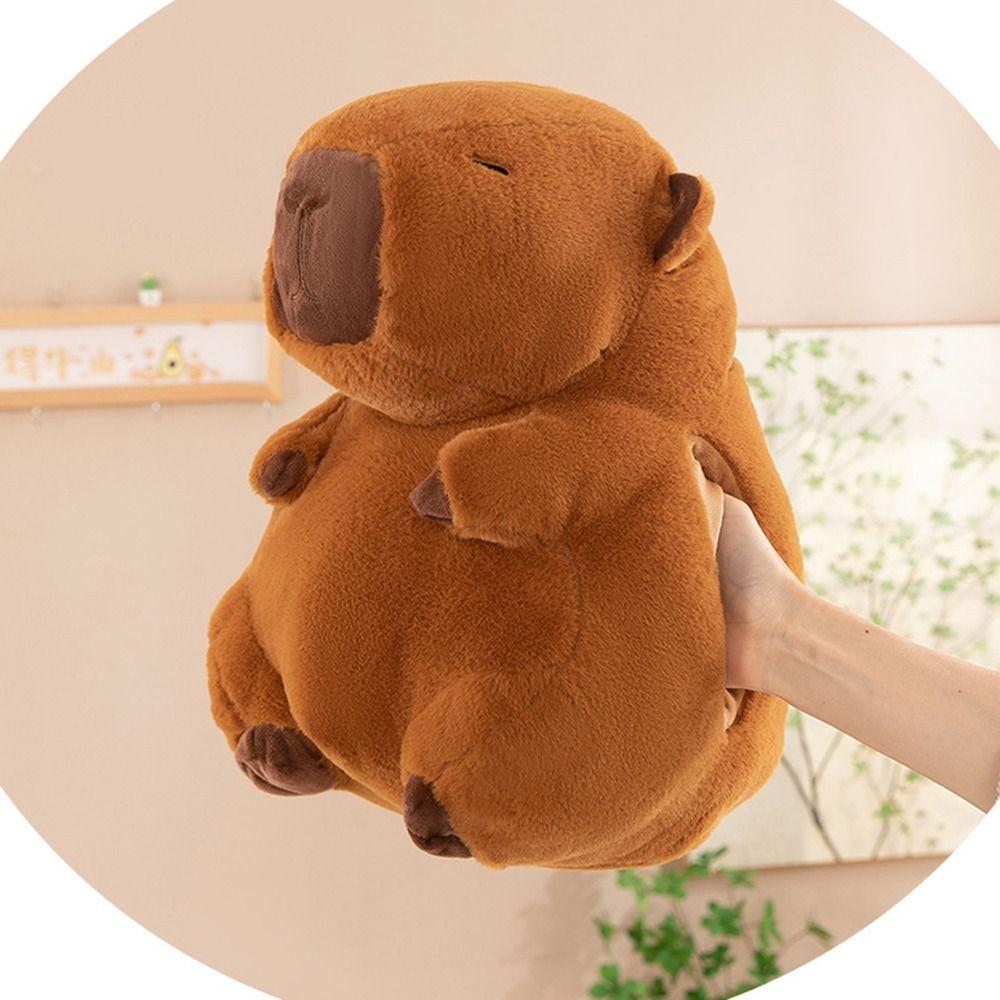 Soft Capybara Plush Hand Warmer Cartoon Capybara Plush Stuffed Doll  Children Toys