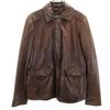 Chaqueta de cuero M Marrón Aire Libre Mujer Usado