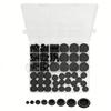 125Pieces Rubber Plugs for 1/5" 1/4" 3/8" 1/2" 5/8" 3/4" 1" Holes Silicone Durability Smooth Surfaces Easy To Install