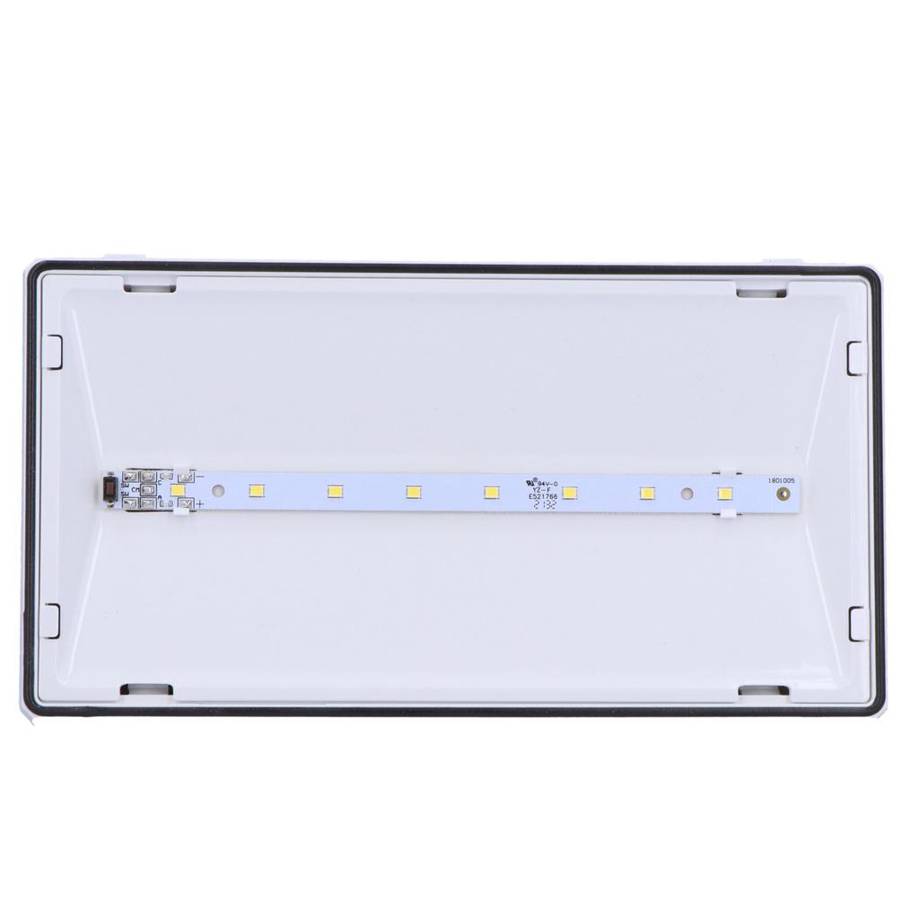Emergency LED Luminaire, EXIT 1W 6000K 1h, Single-purpose, Test Button, Bi