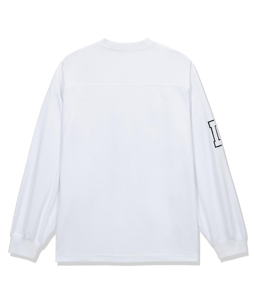DRIX Rugby Oversized Jersey Long Sleeve_White