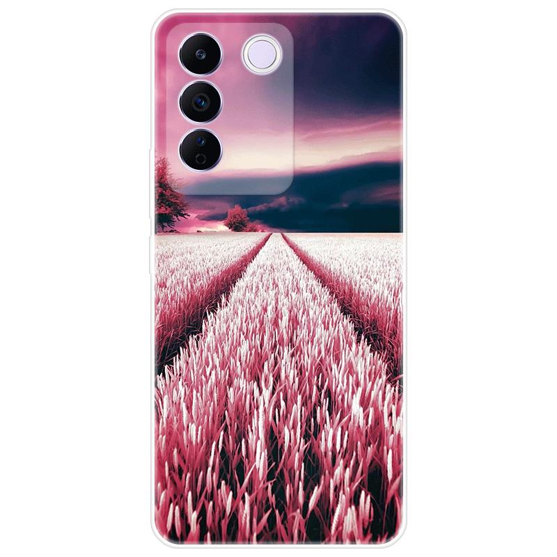 For Vivo V27e V 27e Case Soft Silicone Back Cover Cartoon Phone Case Diversification