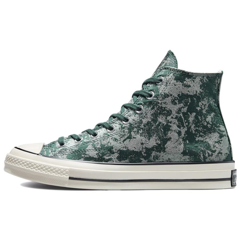 Converse Chuck Taylor All Star 1970s Casual Comfort Trend High-Top Espadrilles Unisex Dark Green Grey