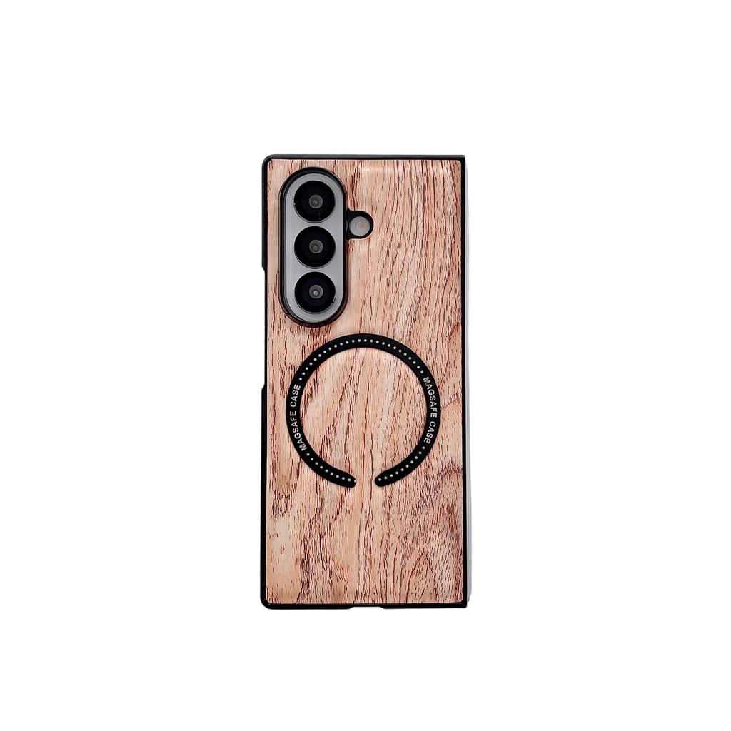 Luxury for Samsung Z Fold 7 4 5 6 Magnetic Ring Case with for Iphone Back Cover PC Mobile Phone Cases Including Camera Protector