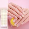 Nails Polish Stickers Semi Cured Gels Nail Strips Light Required Gels Wraps