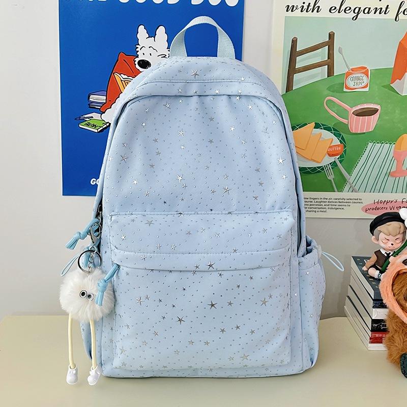 Schoolbag New Schoolbag High Value Korean Ins Girl Heart Leisure Travel Light Backpack Gypsy Star Student Backpack