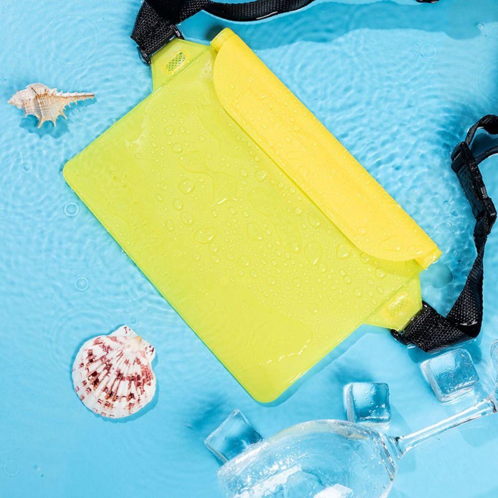 Multi-layers Waist Waterproof Bag Songkran Swimming Storage Bag Waterproof Phone Bag Swimming
