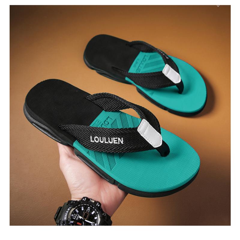 2025 Men High Quality Flip Flops Men Beach Slippers Fashion Outdoor Flip Flops Casual Breathable Slippers for Men New Sandals