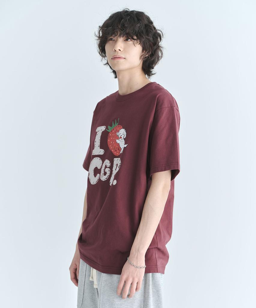 CGP Berry Cute Short Sleeve T-Shirt - Burgundy