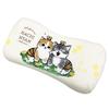 MORIPiLO Low Rebound Cushion Lumbar Pillow Mofusand Hachinyan (mini Relax Pillow) Skin-friendly Fluffy Texture Goods Plush Toy Nap Yellow 15x30x8cm