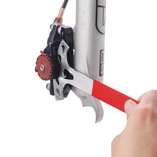 Disc Brake Wrench Bicycle Disc Brake Pad Spreader Bike Disc Brake Pad Rotor Alignment Tool with Non-Slip Grip Professional Disc Brake Gap Regulator