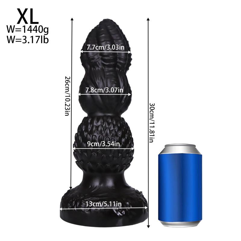 Butt Plug Trainer Kit, Large Anal Plug for Beginners & Advanced, Safe Silicone Sex Toys for Men Women Couples Gifts