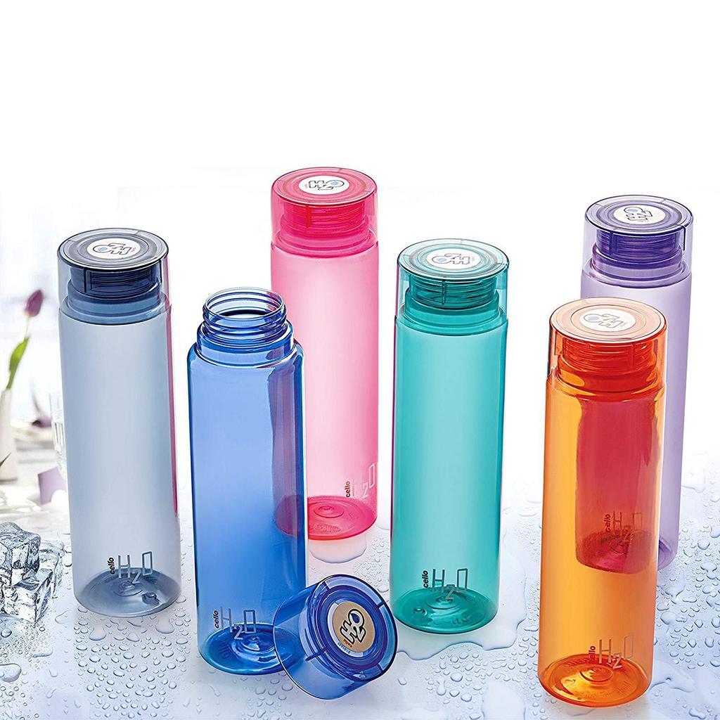 Reusable 1L Water Bottles Set For Home Office Gym Travel Use With Leakproof Lid And Unbreakable BPA-Free Design In Vibrant Multicolor Style