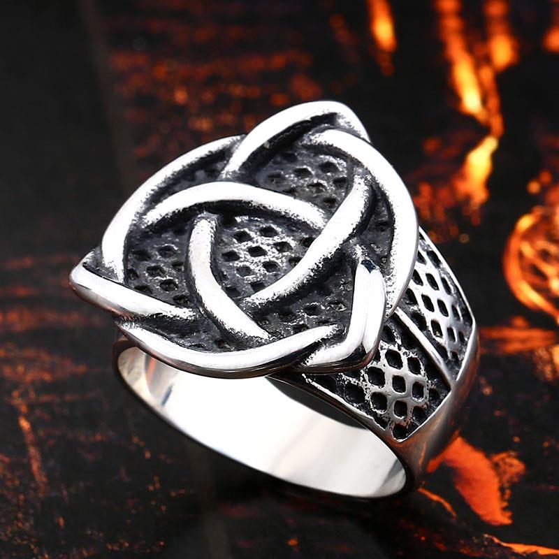 

Beier 316L Stainless Steel Nordic Viking Geometry Around Men s Ring Amulet High Quality Jewelry LLBR8-521R 13