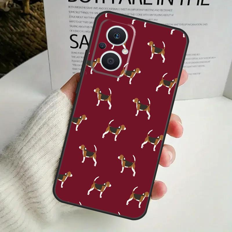 Beagle Dog Phone Case For OPPO Reno 8T 14F 13 F 12 11 10 14 Pro 7 8 Lite OPPO Find X8 X6 X5 Pro Cover