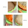 Plush Realistic Burger Pillow Simulation Burger Simulation Burger Plush Pillow  Children Toys