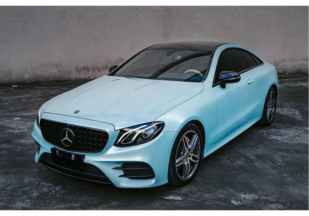 High Gloss Sky Blue PET Liquid Metal Car Body Protection Film