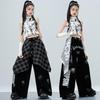 Trendy Girls' Jazz & Hip Hop Dance Crop Top Performance Costume