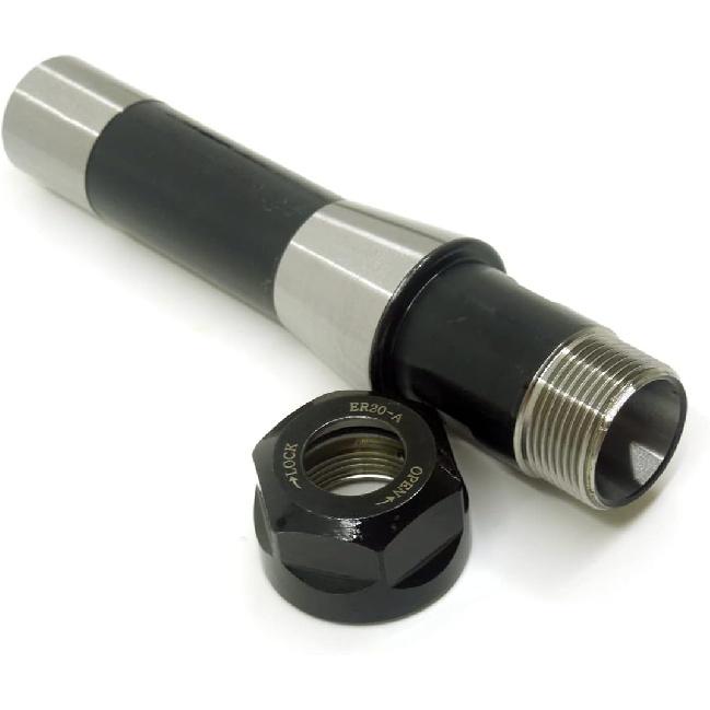 R8 ER20 7/16 Inch Collet Chuck Holder CNC Milling Lathe R8 Arbor Spindle Tool Holder