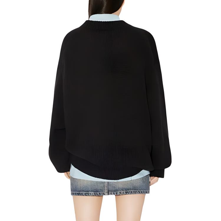 Kenzo Jersey de punto con cuello redondo Lucky Tiger FE58PU0143LD-99J