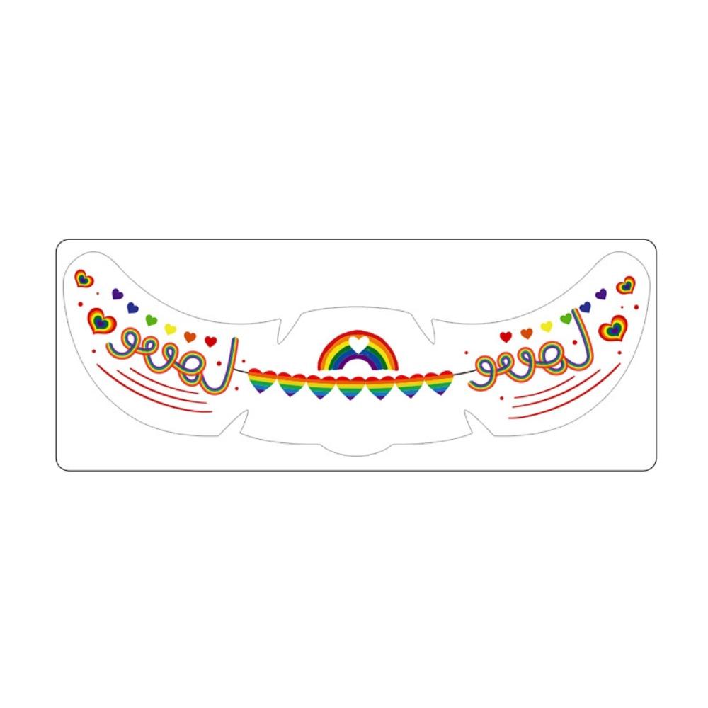 Waterproof Rainbow Freckles Face Tattoo Facial Art Makeup Stickers  Pride Month