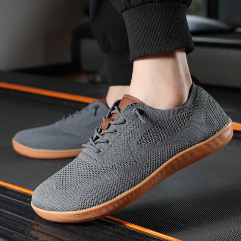 Minimalist Knitted Walking Shoes Women Men Wide Toe Casual Shoes Light Training Sneakers Breathable Barefoot Flats