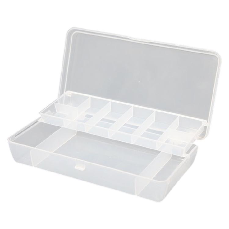 Adjustable Temperature Resistant Fishing Tool Organizers Double Layer Fishing Baits Storage Case with Secure Latches