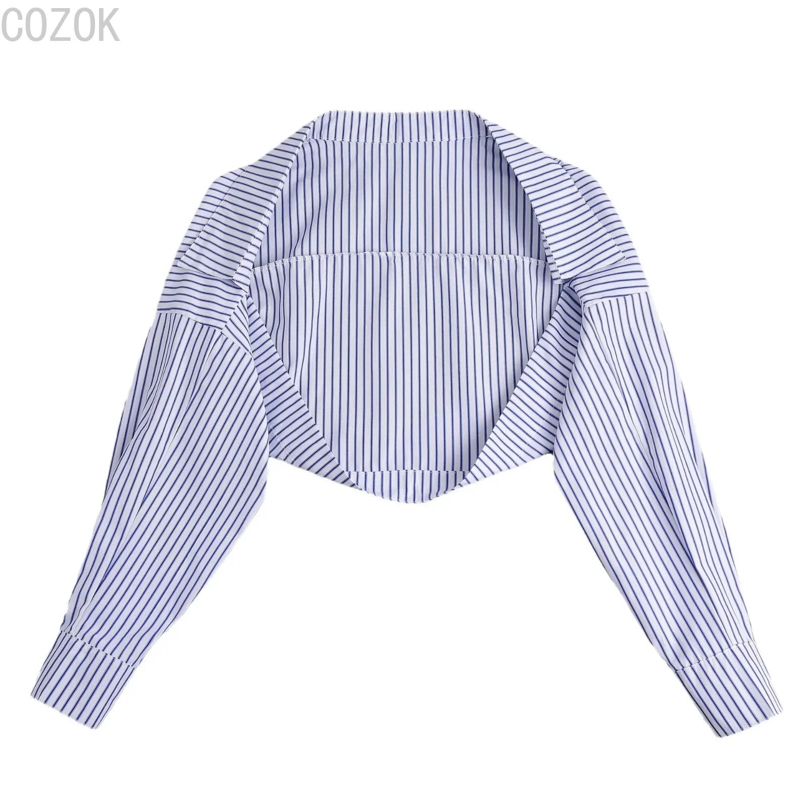 

Жіночий довгий рукав із штучним коміром, жіночий накладний ґудзик, напівверхня блузка, сорочка зі знімним коміром, осінній светр із штучним коміром