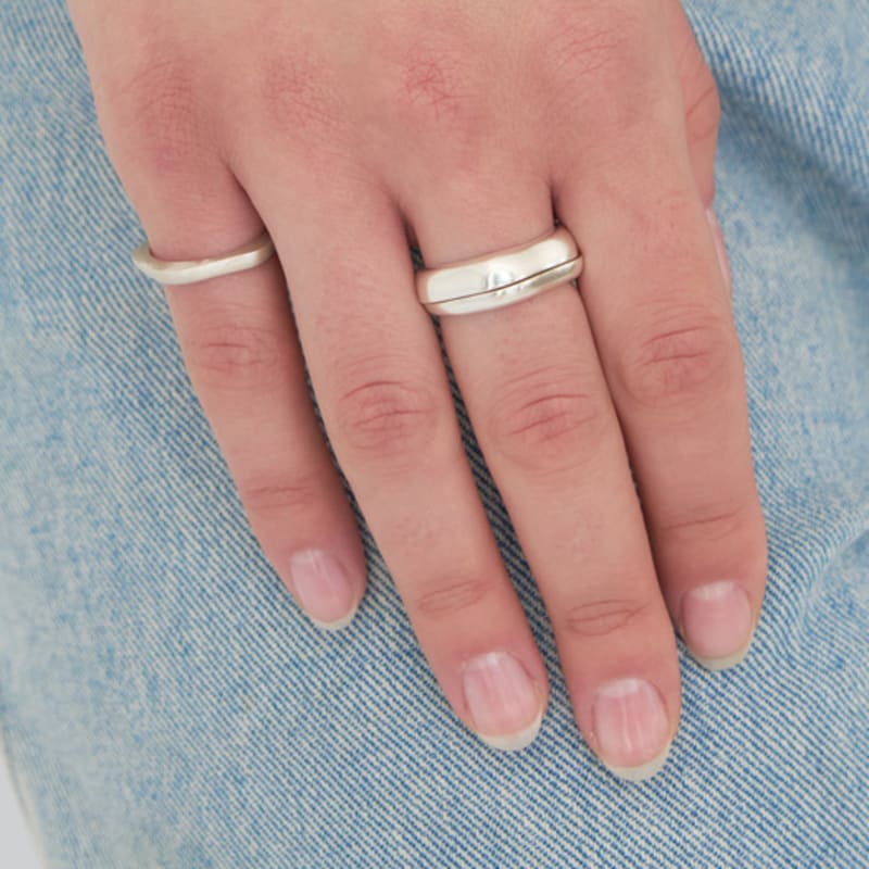 STILL INSTANT [2set] Twin Flow Ring