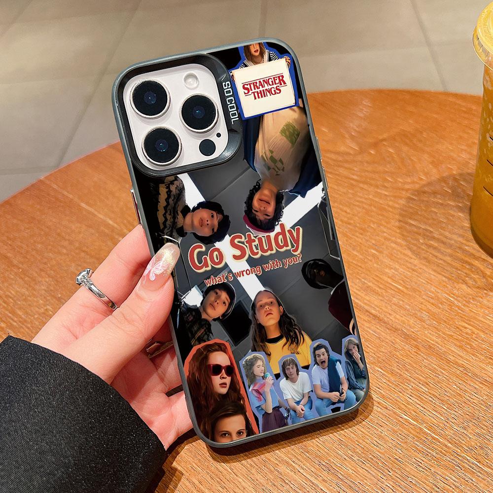 S-StrangerS T-Things Phone Case for Apple iPhone 17 Air 16 16e 15 14 Plus 13 12 11 Pro Max X Xs XR 8 Matte Hard Cover