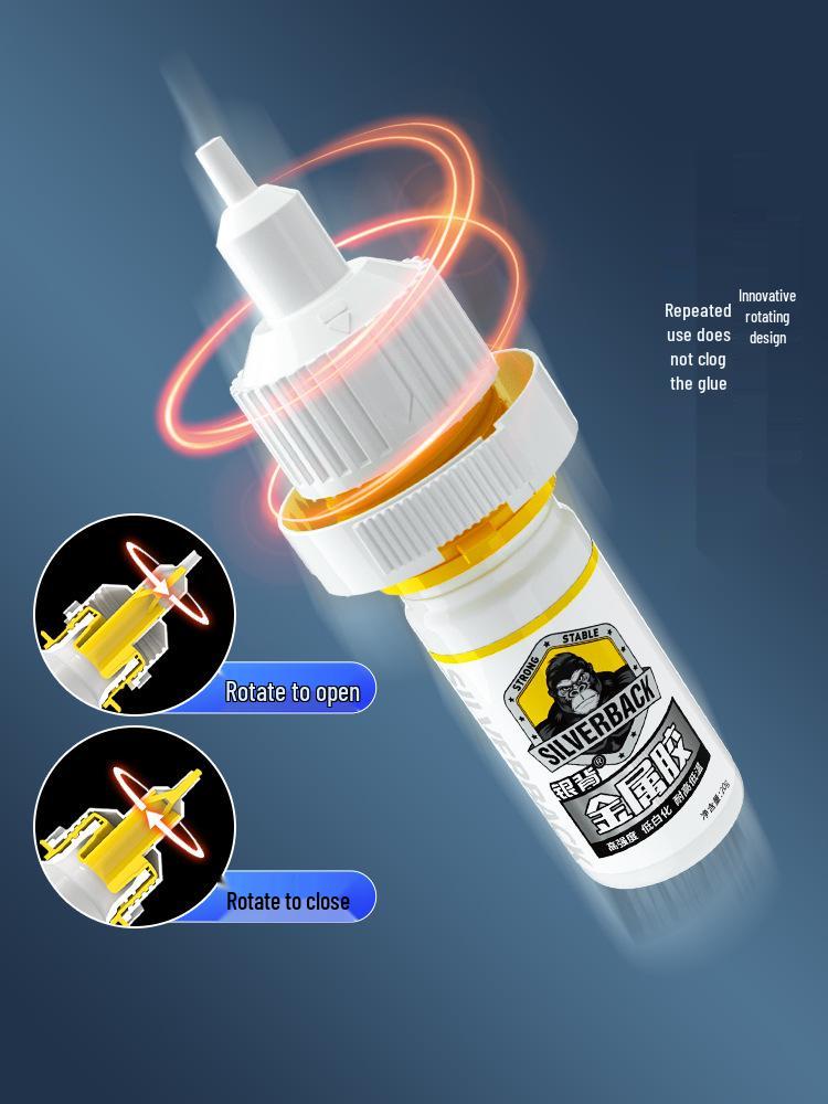 High-Strength Waterproof Metal Adhesive for High-Temp Electric Welding and Cast Iron Water Pipe Bonding