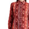 Polo Ralph Lauren SS23 Patterned Long Sleeve Shirt Women Shirts Red 200909237-001