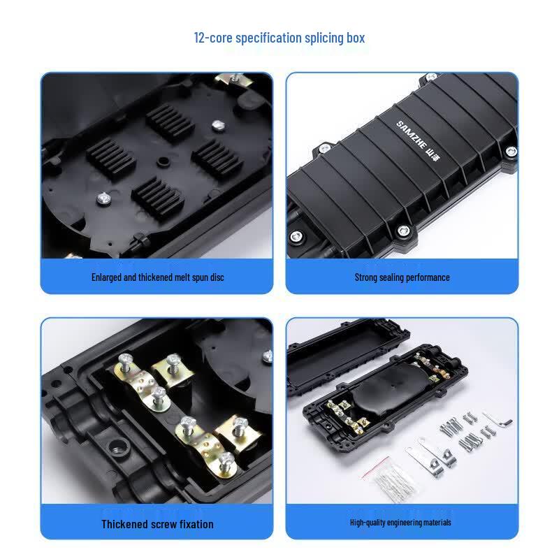 SAMZHE Outdoor 12-Core Fiber Optic Splice Closure