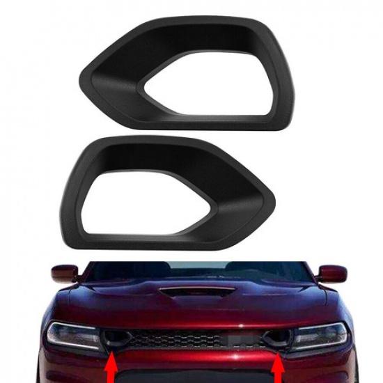 2x Right & Left Upper Grille Intake Bezel ert For Dodge Charger SRT 2015-
