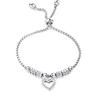 2026 European and American INS Small Fresh Bracelet Female Love Inlaid Zircon Fashionable Simple and Versatile