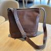 2026 New Japanese Casual Cowhide Crossbody Bag Retro All-matching Leather Women's Shoulder Bucket Bag Soft Leather