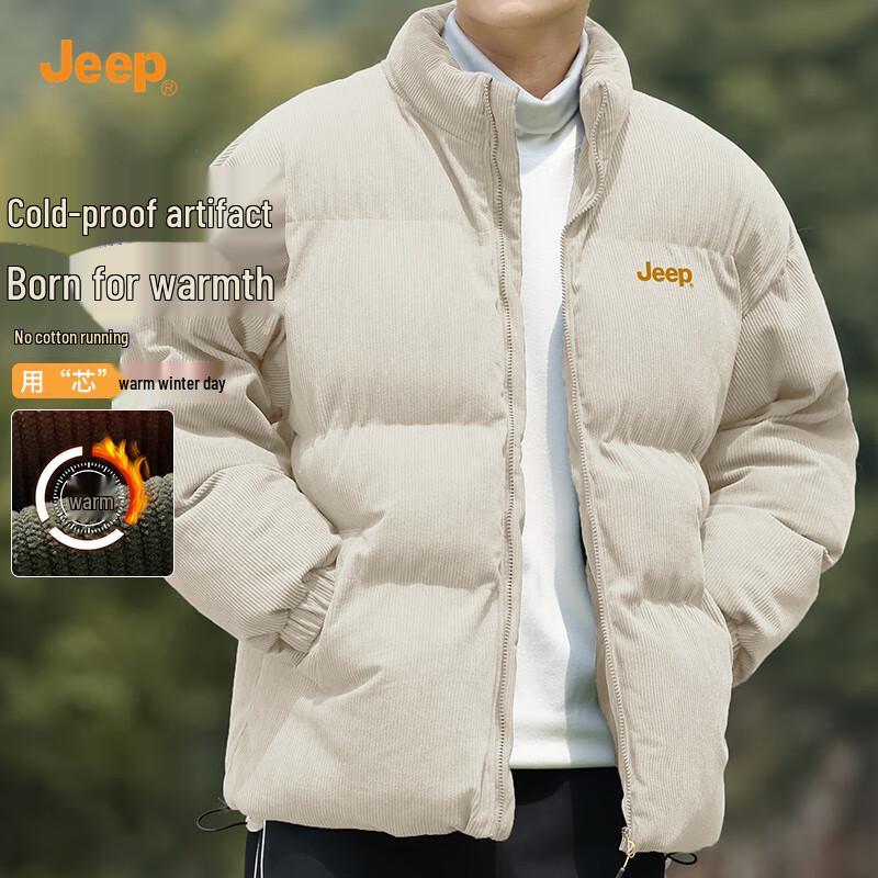 

Jeep Men s Corduroy Padded Winter Jacket 3XL