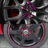 20 Stück 60mm Aluminium Rennsport-Radmuttern - M121.5/M141.5 Eloxierte Tuner-Felgenschrauben
