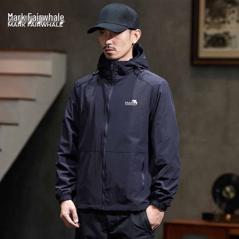 Mark Fairwhale Men's Casual Hooded Jacket
