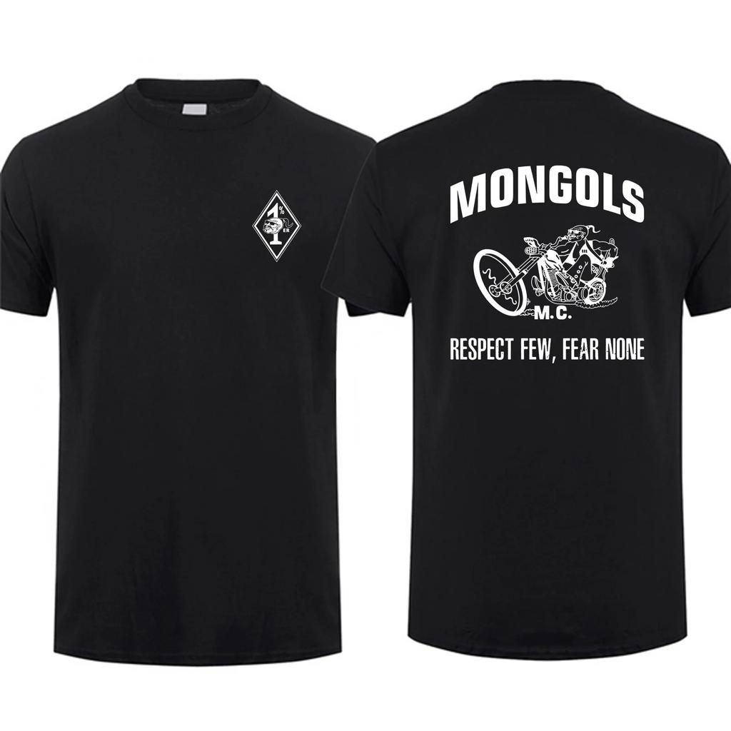 Erstaunliche T-Shirts Herren T-Shirt Lässig Übergroß Essential Mongols Logo Motorrad Union T-Shirt Herren T-Shirts Grafik Streetwear S-3XL