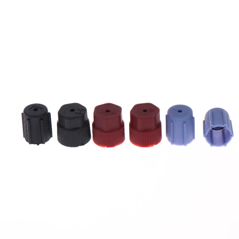 Kit de 17 Piezas de Vástagos de Válvula Schrader de Refrigeración R12 R134A para Coche, Tapas de Sellado para Puerto de Servicio y Carga, Núcleos de Válvula de Aire Acondicionado