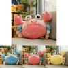 Adorable Cartoon Crab Plush Toy Stuffed Animal Pillow Down Cotton Cushion